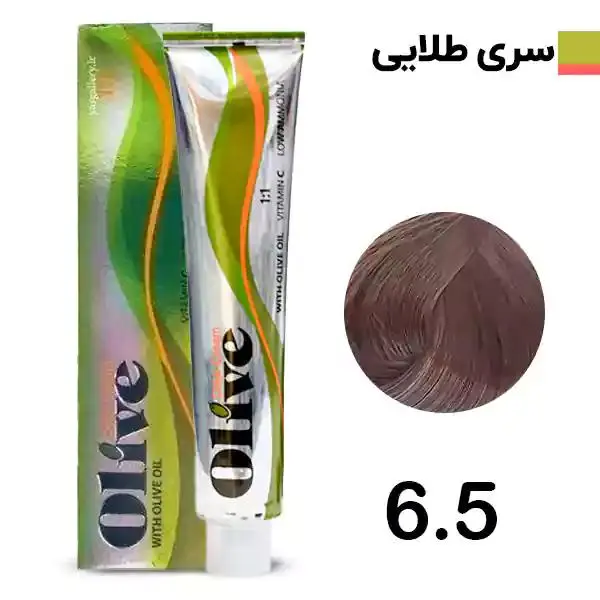 رنگ موی الیو سری طلایی شماره Olive 6.5 - 4