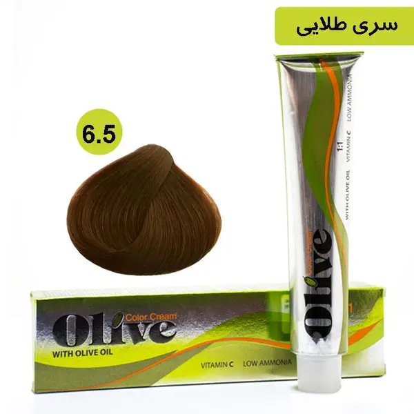 رنگ موی الیو سری طلایی شماره Olive 6.5 - 6