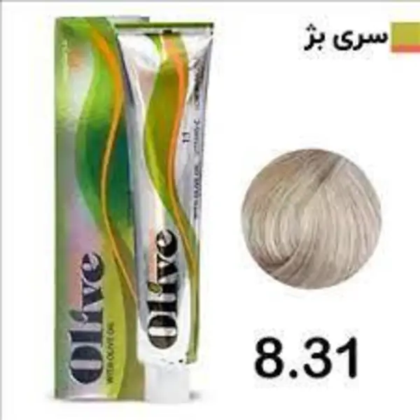 رنگ موی الیو سری بژ شماره Olive 8.31 - 5