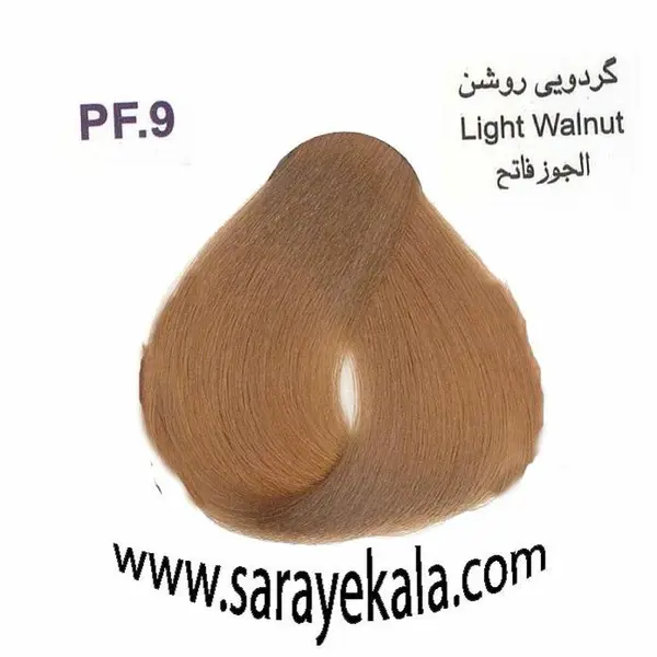 رنگ مو لورینت ۱۰۰میل کراتینه گردویی روشن ۹٫PF - 3