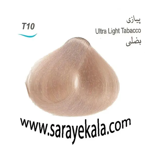رنگ مو لورینت شماره T10 حجم 100 میلی لیتر رنگ پیازی طبیعی - 3