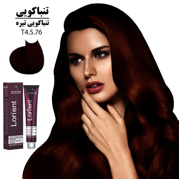 رنگ مو لورینت  شماره T4 حجم 100 میلی لیتر رنگ تنباکویی تیره - 5