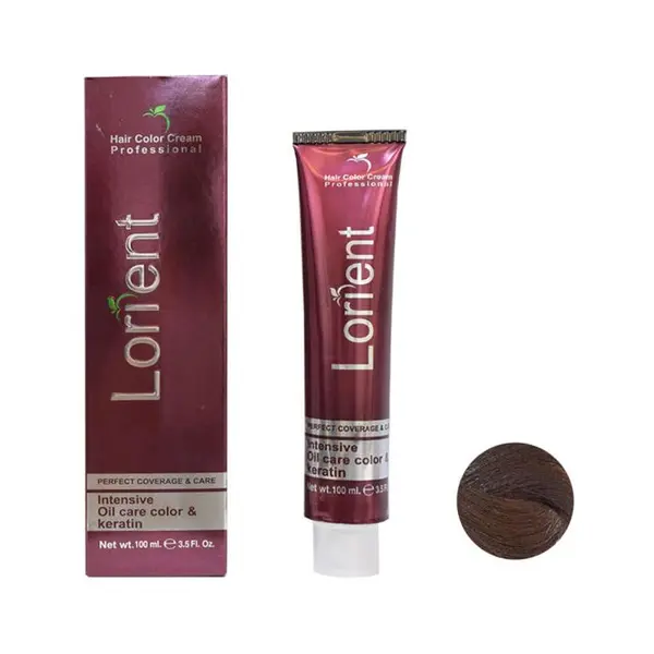 رنگ مو لورینت  شماره T4 حجم 100 میلی لیتر رنگ تنباکویی تیره - 6