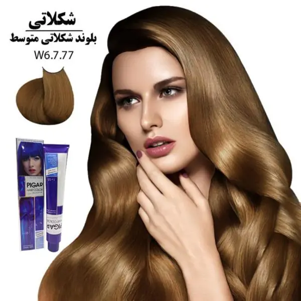 رنگ مو پیگار کراتینه بلوند شکلاتی متوسط W6-7.77 - 3