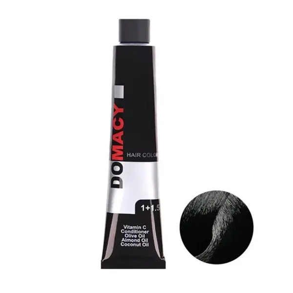 رنگ مو دوماسی سری دودی شماره 3.1 حجم 120 میلی لیتر رنگ قهوه ای دودی تیره - 5