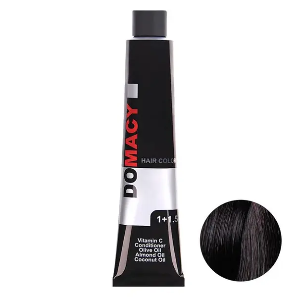 رنگ مو دوماسی سری ارغوانی شماره 3.2 حجم 120 میلی لیتر رنگ شرابی تیره - 2