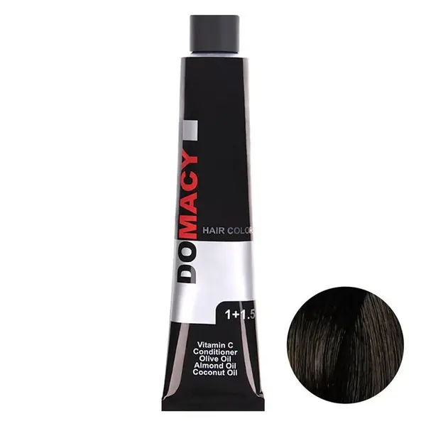 رنگ مو دوماسی سری کافی شاپ متوسط شماره 4.17 حجم 120 میلی لیتر رنگ قهوه ای نسکافه ای متوسط - 5