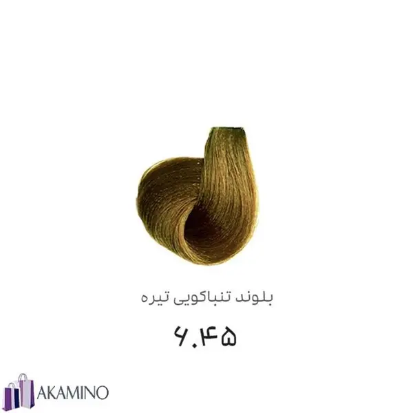 رنگ مو آلبورا شماره 6.45 رنگ بلوند تنباکویی تیره حجم 100 میلی لیتر - 4