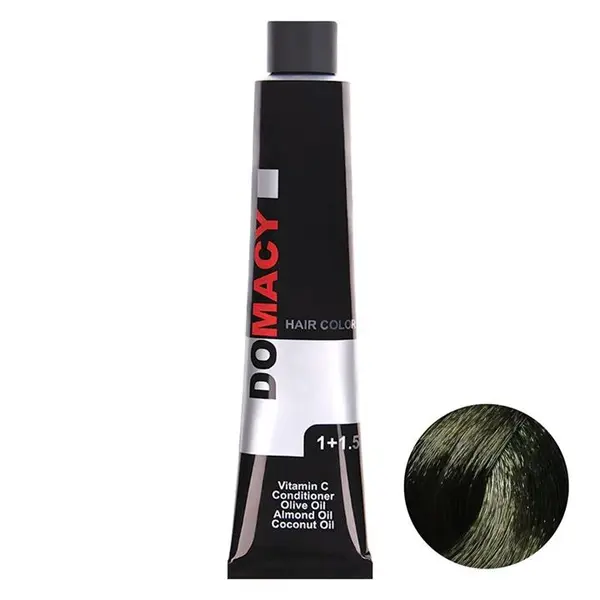 رنگ مو دوماسی سری زیتونی شماره 6.8 حجم 120 میلی لیتر رنگ بلوند زیتونی تیره - 5