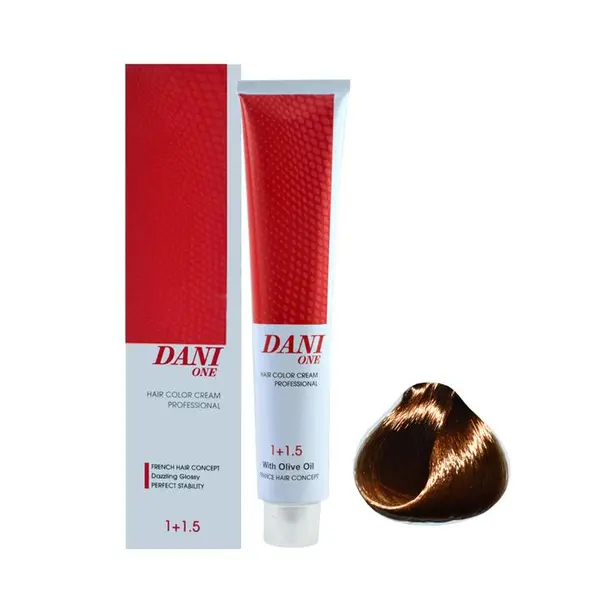 رنگ مو دنی وان شماره 7.8 حجم 100 میلی لیتر رنگ شکلاتی قهوه ای - 2