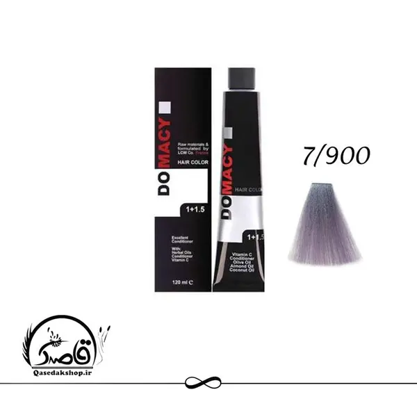 رنگ مو دوماسی شماره 7.900 حجم 120 میلی لیتر رنگ دلفینی - 5
