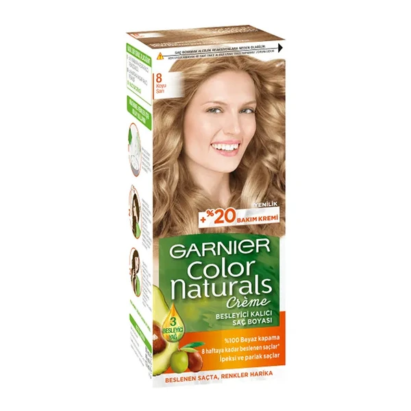 کیت رنگ موی گارنیر شماره 8 مدل COLOR NATURALS - 4