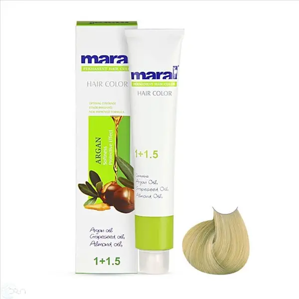 رنگ مو مارال سری زیتونی مدل بلوند زیتونی خیلی روشن شماره 9.3 - 6