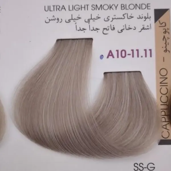رنگ مو آلبورا مدل carasa شماره A10-11.11 حجم 100 میلی لیتر رنگ بلوند خاکستری خیلی خیلی روشن - 4