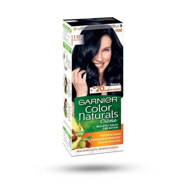 کیت رنگ مو گارنیر سری Color Naturals شماره 1.10 - 2