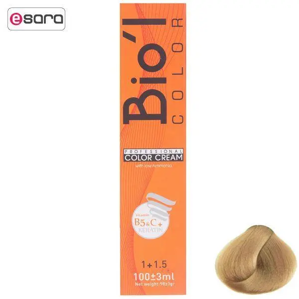 رنگ موی Professional بیول سری Nescafe حجم 100 میل-10.18 (بلوند نسکافه ای پلاتینه) - 3