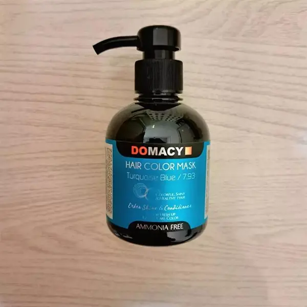 شامپو رنگ دوماسی مدل 7.93 حجم 300 میلی لیتر رنگ فیروزه ای