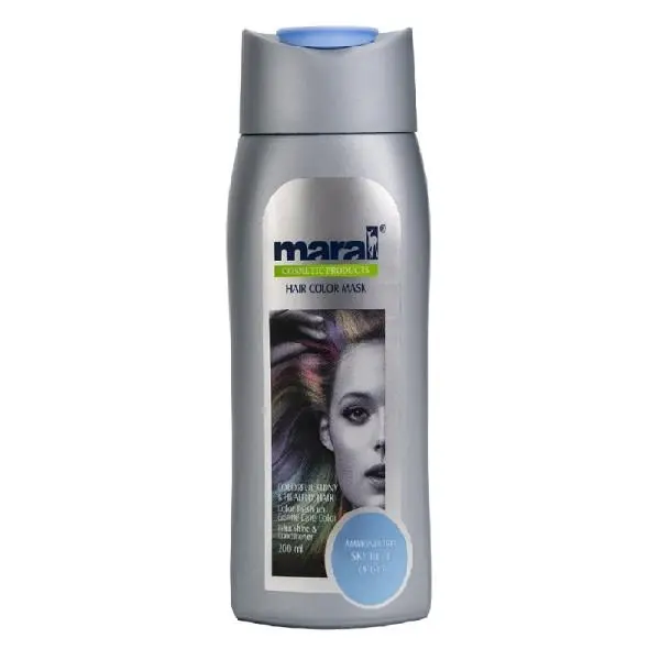 شامپو رنگساژ مارال شماره 9.01 حجم 200 میلی لیتر رنگ اسکای بلو - 5