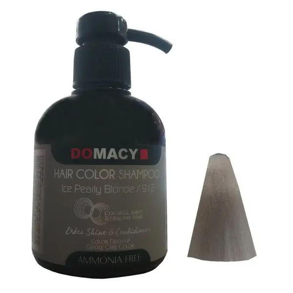 شامپو رنگساژ دوماسی مدل AMMONIA FREE شماره 9.12 حجم 300 میلی لیتر رنگ بلوند یخی مرواریدی - 2