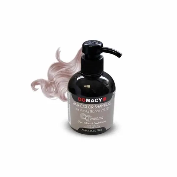 شامپو رنگساژ دوماسی مدل AMMONIA FREE شماره 9.12 حجم 300 میلی لیتر رنگ بلوند یخی مرواریدی