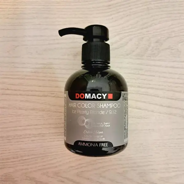 شامپو رنگساژ دوماسی مدل AMMONIA FREE شماره 9.12 حجم 300 میلی لیتر رنگ بلوند یخی مرواریدی - 4