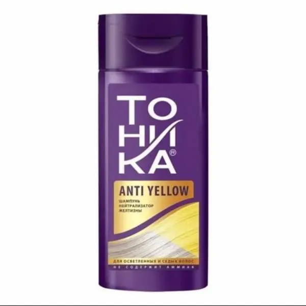 شامپو رنگ ضد زردی تونیکا سری Anti yellow 150 ml