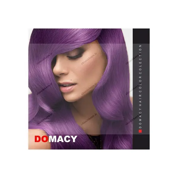 شامپو رنگ دوماسی رنگ بنفش آماتیس شماره ۶.۲۲ DOMACY Hair color shampoo - 4