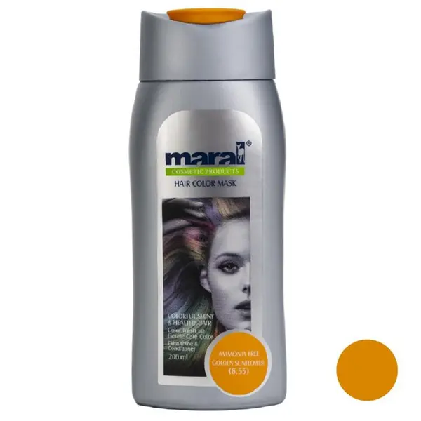 شامپو رنگ مارال مدل Golden-Sunflower شماره 8.55 حجم 220 میلی لیتر - 2