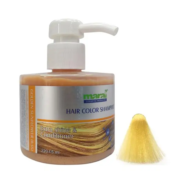 شامپو رنگ مارال مدل Golden-Sunflower شماره 8.55 حجم 220 میلی لیتر - 3