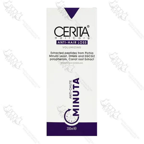 شامپو تقویت کننده مو سریتا مخصوص پوست سر معمولی و حساس حجم 200 میلی‌لیتر مدل Minuta - 2