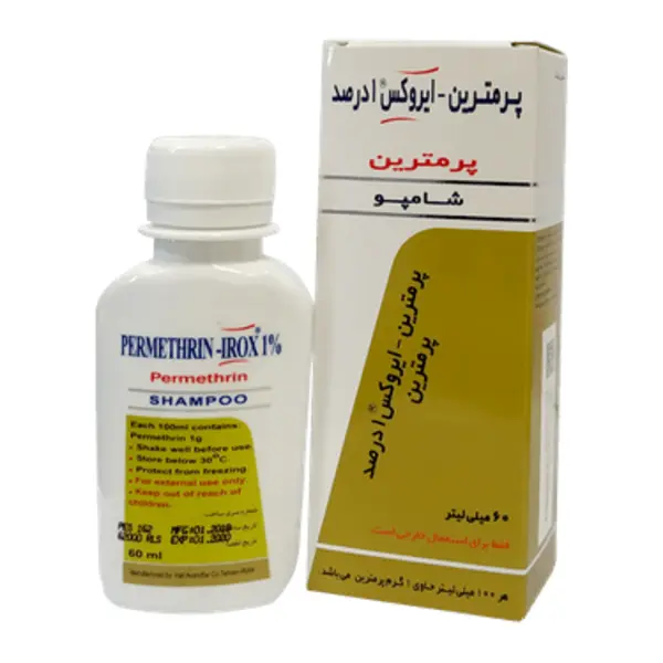 شامپو پرمترین 1 درصد 60 میلی لیتر ایروکس - 5