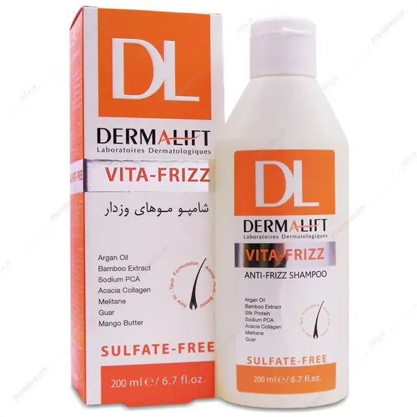 شامپو ویتافریز درمالیفت مناسب موهای مجعد و وزدار 200 میلی لیتر - 5