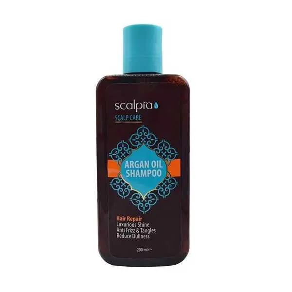 شامپو موی سر حاوی روغن آرگان اسکالپیا 200 میلی لیتر Scalpia Argan Oil Shampoo - 6