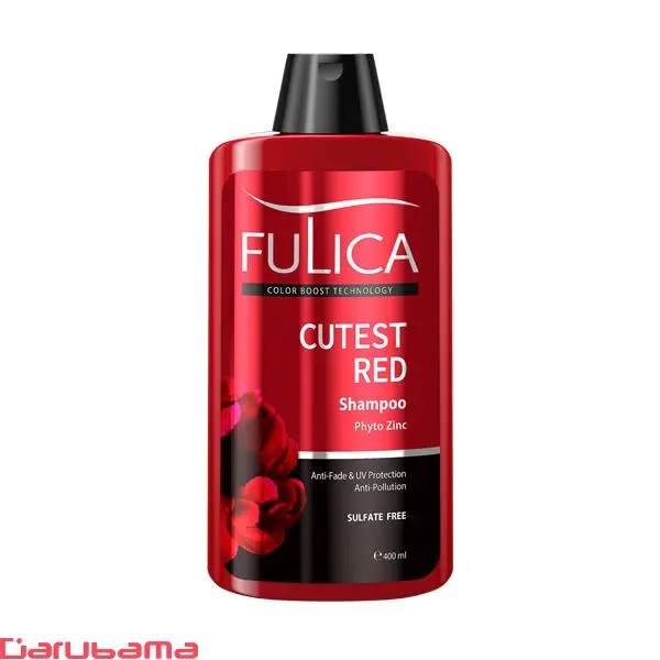 شامپو تثبیت کننده موهای قرمز فولیکا 400 میلی لیتر-Cutest red FULICA shampoo 400ml - 3