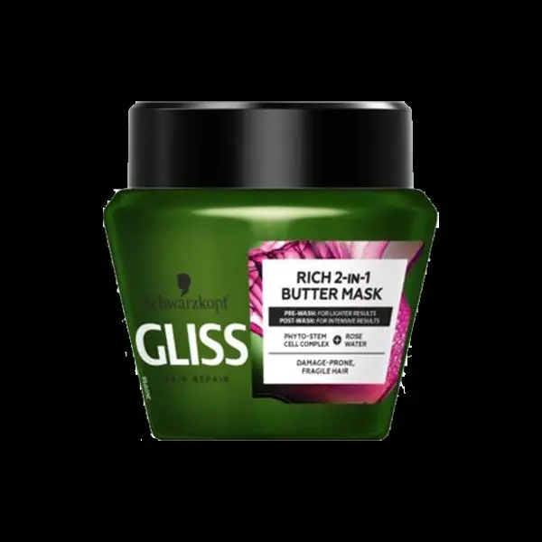 کرم و ماسک مو 4 کاره گلیس حاوی پروتئین وروغن باباسو 400ml - 6