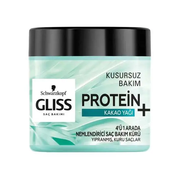 کرم و ماسک مو 4 کاره گلیس حاوی پروتئین وروغن باباسو 400ml - 3