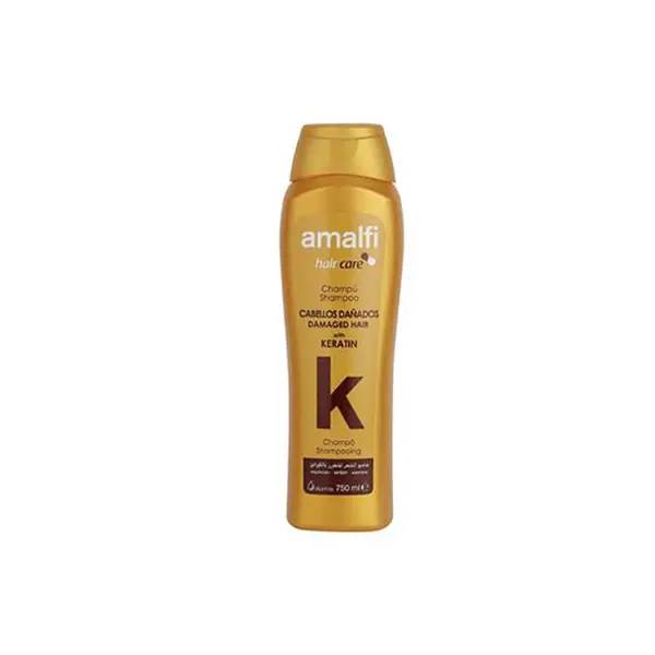 شامپو کراتینه مو های آسیب دیده طلایی 750 میل آمالفی ا Amalfi Keratin Damaged Hair Shampoo 750 ml - 4