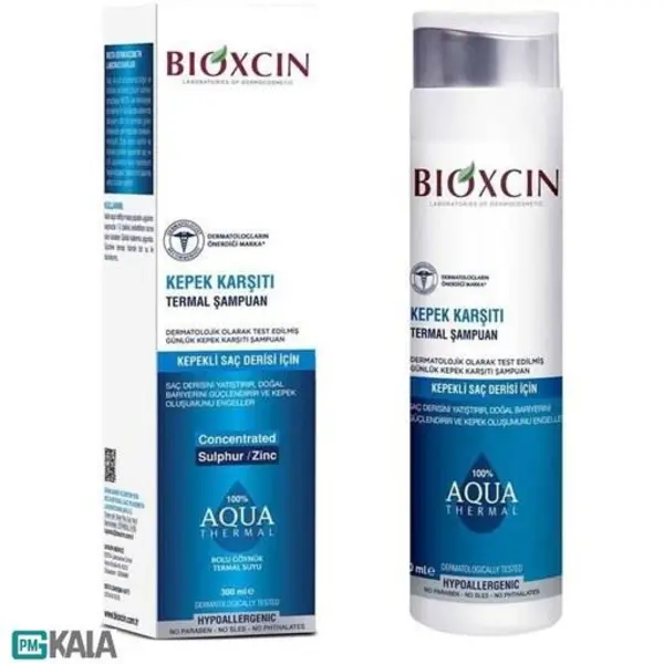 شامپو بدون سولفات ضد شوره بیوکسین مدل AQUA THERMAL حجم ۳۰۰ میل - 3