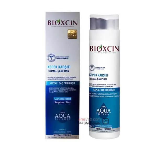 شامپو بدون سولفات ضد شوره بیوکسین مدل AQUA THERMAL حجم ۳۰۰ میل - 4