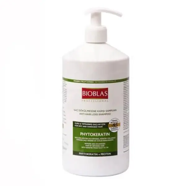 شامپو ضد ریزش مو بیوبلاس سبز مدل Bioblas Phytokeratin حجم 1000 میل - 5