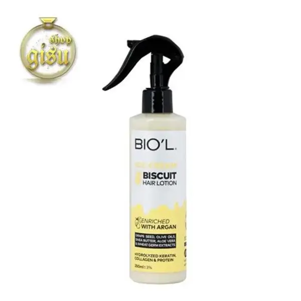 ماسک مو بستنی بیسکوییت بدون آبکشی بیول(BIOL) حجم 250ml