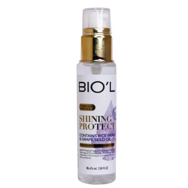 سرم مو بیول (BIOL) روغن هسته انگور و سبوس برنج 80 میل - 3