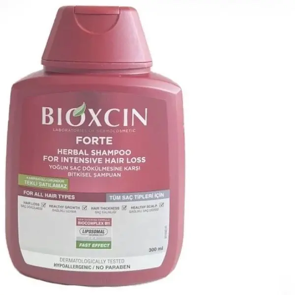 شامپو بیوکسین فورت bioxcic ( ترکیه ) 300 میل ضد ریزش مو - 4