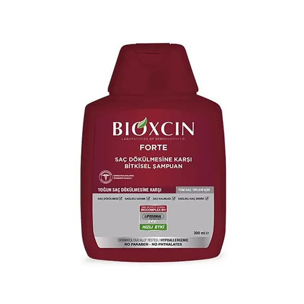 شامپو بیوکسین فورت bioxcic ( ترکیه ) 300 میل ضد ریزش مو - 3
