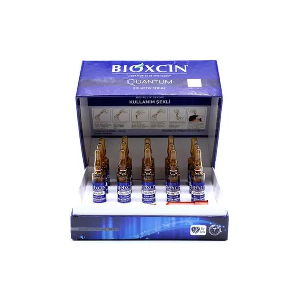پک ۱۵ عددی سرم ضد ریزش بیوکسین کوانتوم BIOXCIN QUANTOM مناسب تمام موها حجم ۶ میل - 4