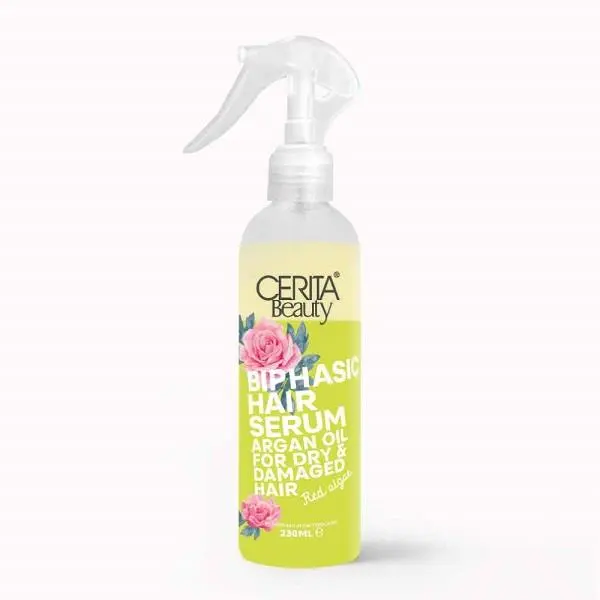 سرم دوفاز محافظ موهای خشک و آسیب دیده Cerita Beauty حجم 230 میلی لیتر - 2