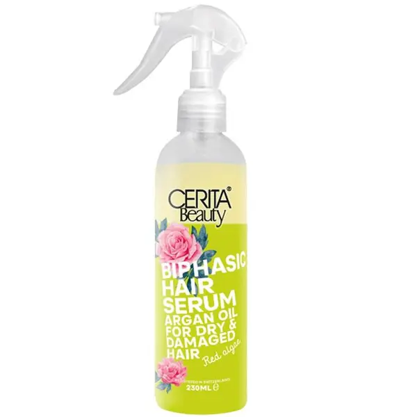 سرم دوفاز محافظ موهای خشک و آسیب دیده Cerita Beauty حجم 230 میلی لیتر - 3
