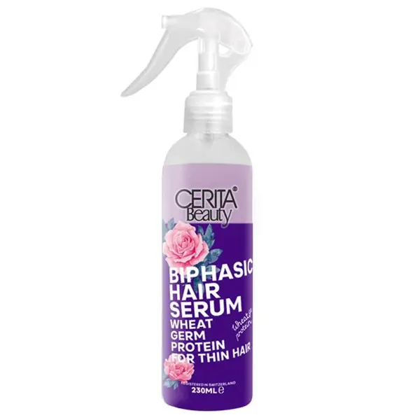 سرم دوفاز مناسب موهای نازک و کم حجم Cerita Beauty حجم 230 میلی لیتر - 2