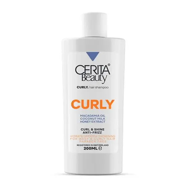 شامپو مغذی موی فر ضدوز و آبرسان سریتا Cerita Beauty Curly Hair Shampoo 200ml - 5