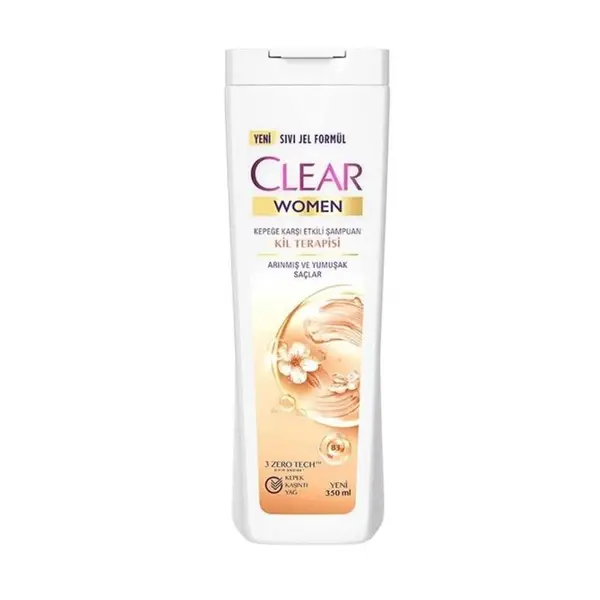 شامپو ضد شوره و نرم کننده زنانه کلیر CLEAR مدل Kil Terapisi 485 ml - 3